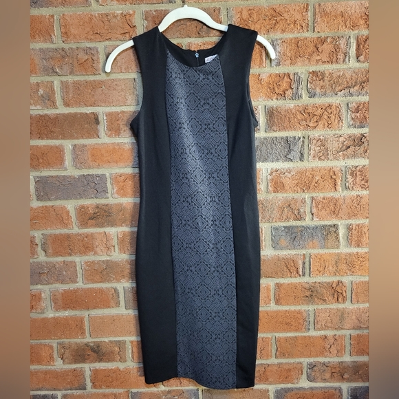Merona black and grey pencil midi dress - Picture 7 of 7
